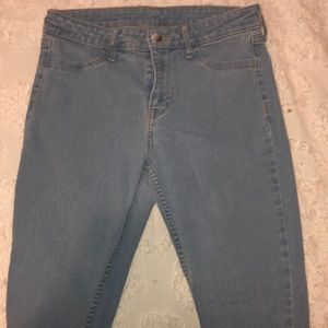 H&M high waisted light wash jeans